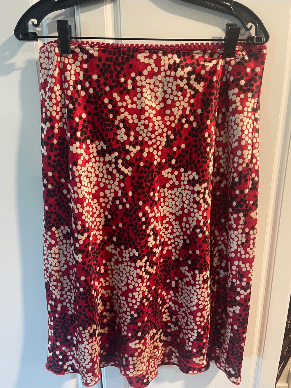 XOXO Red Polka Dot A-Line Skirt